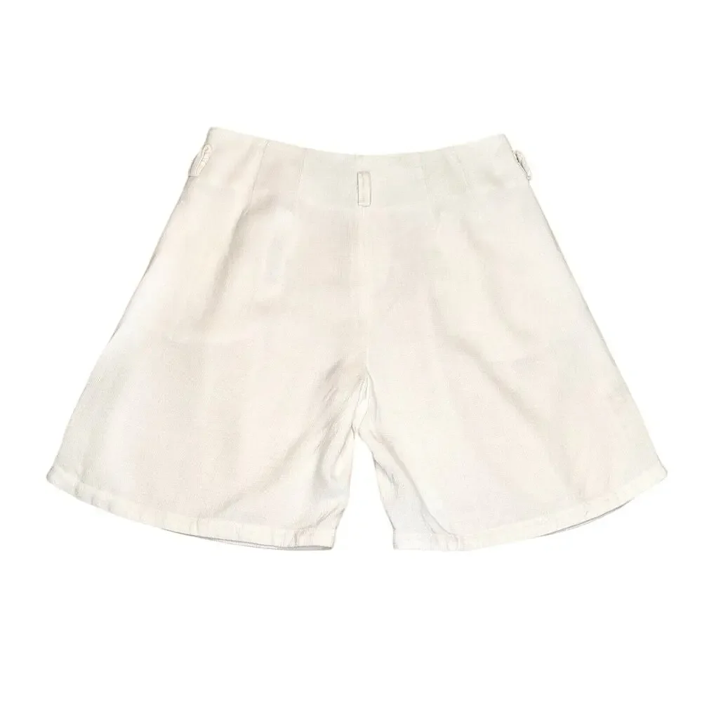 Roberto Cavalli Womens Wide Leg Shorts Size 10 L White Laces Designer Italy $949 - Picture 4 of 16